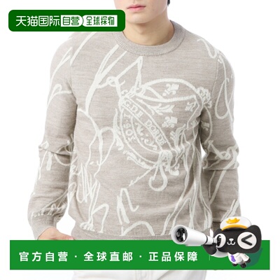 韩国直邮Berluti Giant Scritto 圆领衫 (R27KRL227 001) 圆领针