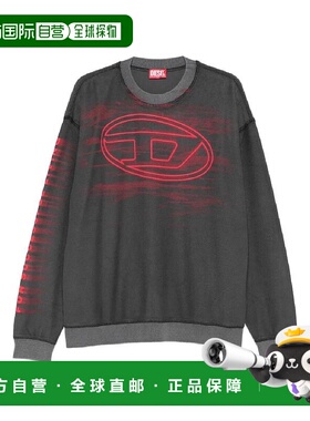 韩国直邮DIESEL 25 FW Diesel 徽标印花运动衫 A186540AGCB TP442