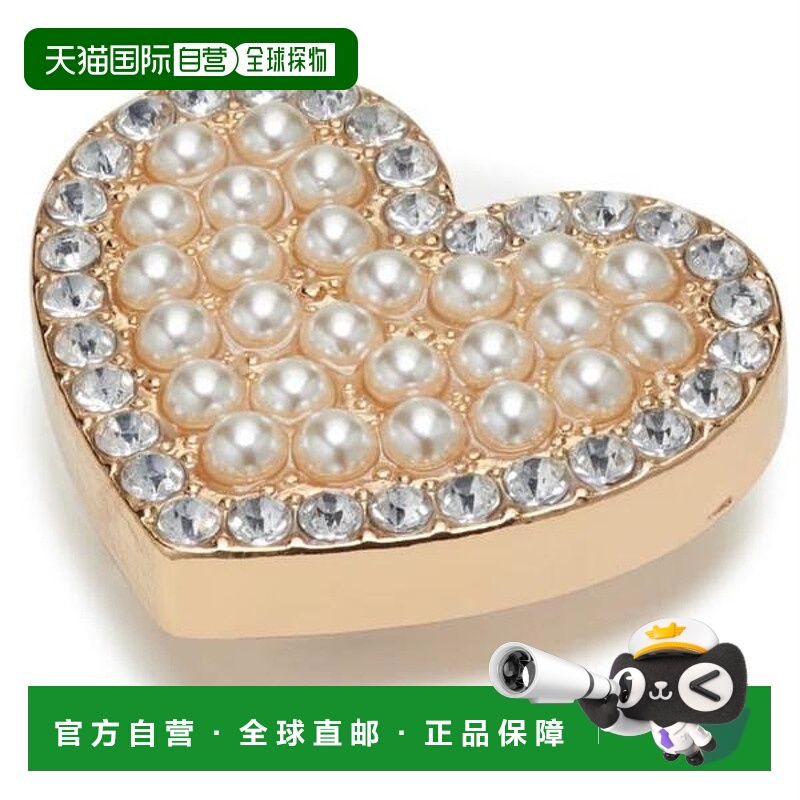 韩国直邮crocs - HC02 Shiny Pearl Heart JIBBITZ Store Shipmen