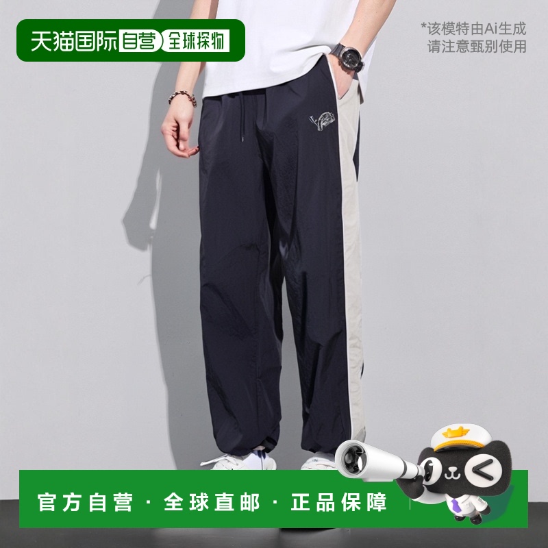 韩国直邮YALE NYLON SPORTS TEAM PANTS NAVY运动T恤YD08PT7001NA