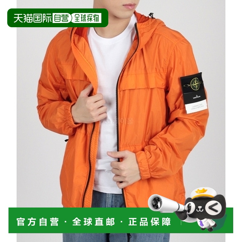 韩国直邮STONE ISLAND 40922 Crinkle Reps R-NY 连帽夹克 男士 2