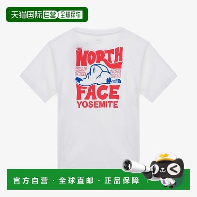 韩国直邮THE NORTH FACE 儿童半圆领短袖T恤_WHITE NT7UR03S北面