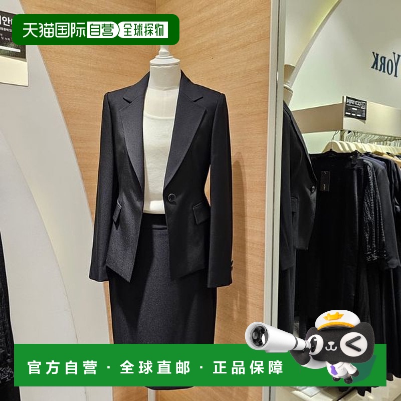 韩国直邮THE IZZAT 더아이잗2023FW가을최신상 기본원버튼스커트정장셋트_P345218705