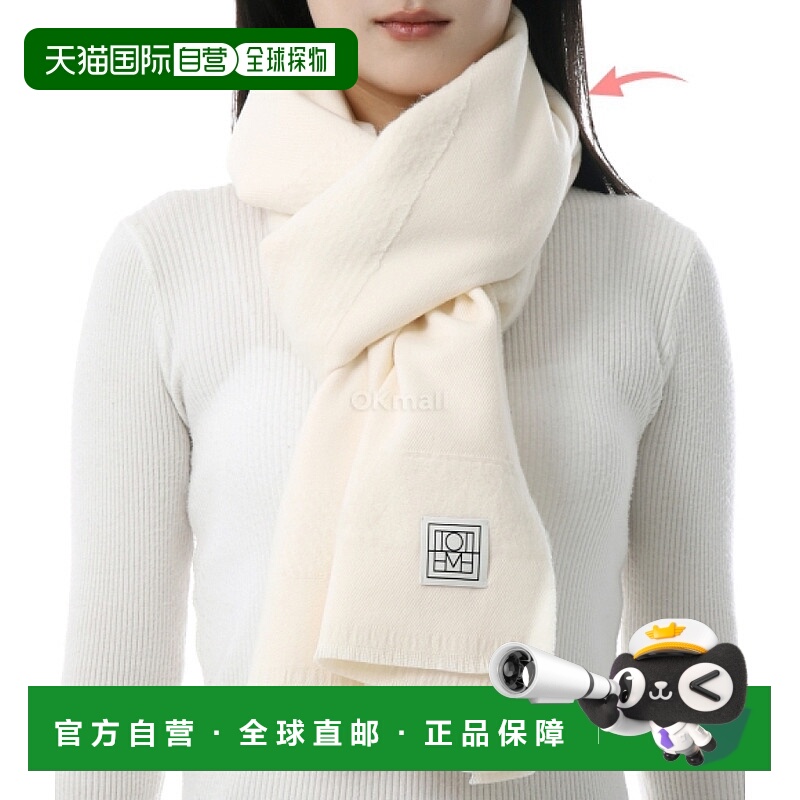 韩国直邮TOTEME 字母斜纹围巾 (254-WSC0115-FB0510 059) 围巾