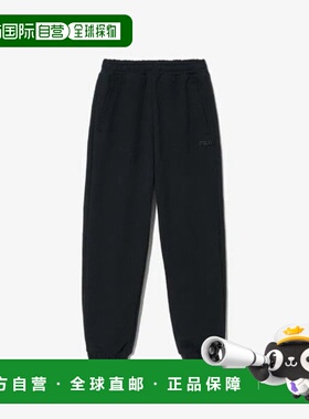 韩国直邮FILA Wheela 儿童长裤 KQC FK2FPG3102X-BLK 基本慢跑长