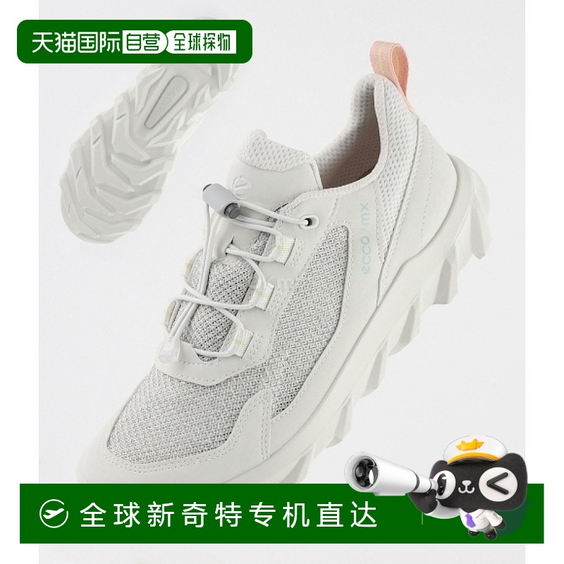 韩国直邮ecco爱步男女款运动鞋白色网面透气舒适跑步减震820263
