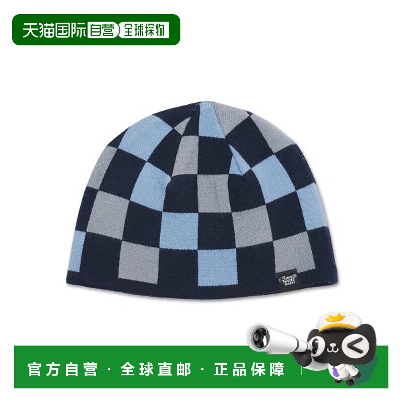 韩国直邮Ames Worldwide 女士帽子CHECKERBOARD BEANIE BLUE (AM2D