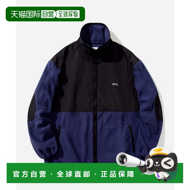 韩国直邮YALE [ONEMILE WEAR] FLEECE NYLON JACKET NAVY夹克YD08