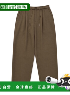 韩国直邮COVERNAT 男装休闲裤CO2303PT13BE公用SLACKS ONE TUCK S