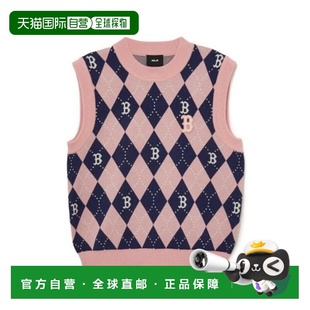 GQC 3FKPM0334 43PKL 韩国直邮MLB Monogram MLB背心 Argyle 女