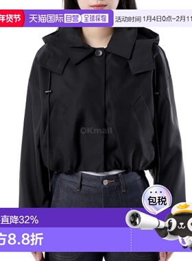 韩国直邮Cecilie Bahnsen ORIT 夹克 科技帆布 黑色 (4.24OTW2100