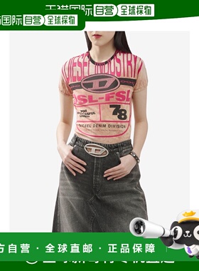 韩国直邮DIESEL迪赛女士女装T恤A128290THAH446ASS24