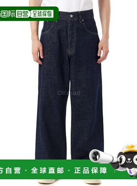 韩国直邮SUNFLOWER 宽简易冲洗蓝色 (牛仔裤) 直筒裤5116-1