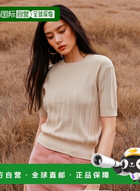 韩国直邮Khaite 玉兰色 ESMERALDA 毛衣 (8944615 167) 圆领针织