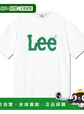 韩国直邮LEE LEE Big Twitch 标志T恤 绿色 LE2502ST01GN