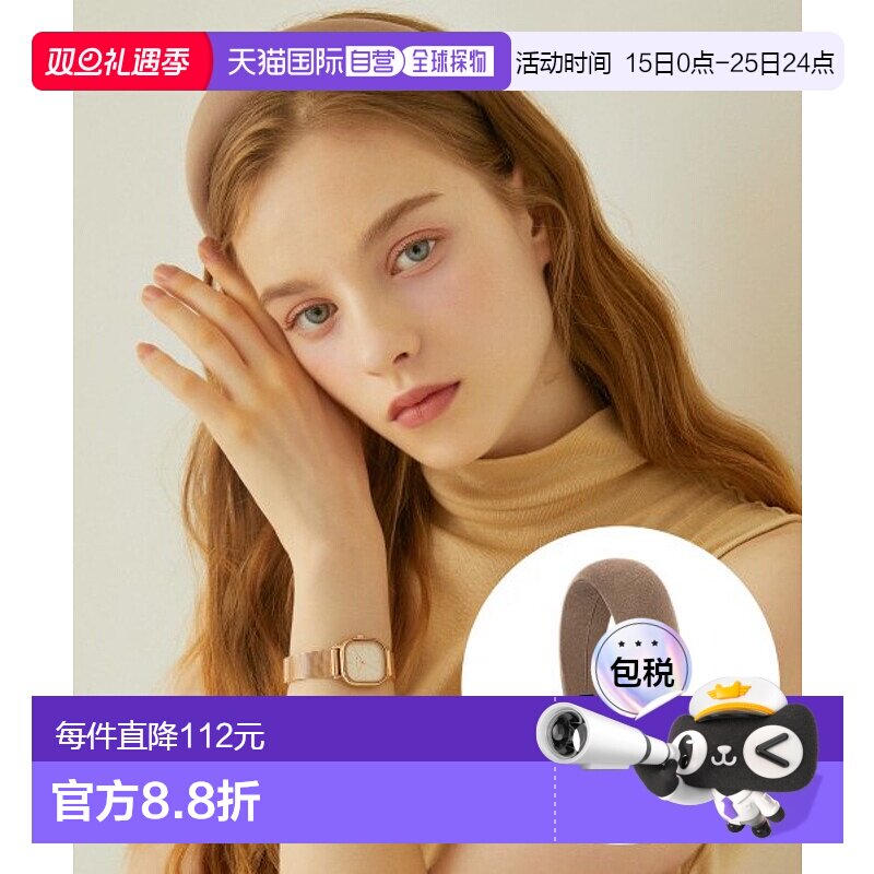 韩国直邮J.ESTINA 正品精iu同款精致蝴蝶结发饰发箍