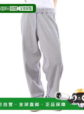 韩国直邮Baserange 路径灰色/蓝色 Way 裤子 (TRWA-CH-WI24) 训练