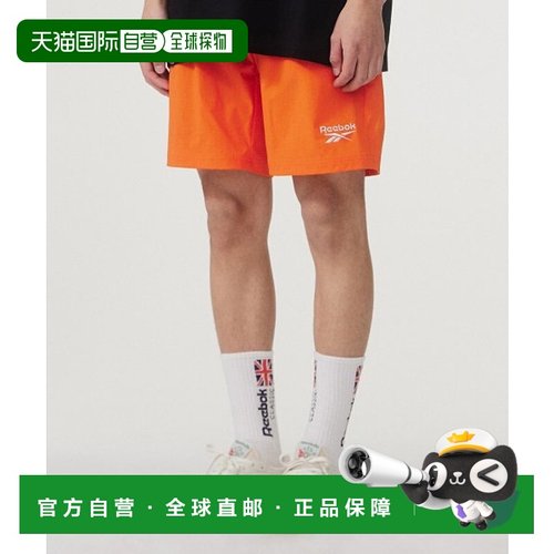 韩国直邮REEBOK锐步 短裤REPA3EB53O2正品时髦 时尚穿搭外穿显瘦