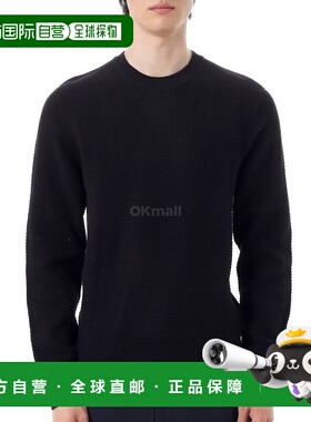 韩国直邮J.LINDEBERG Oliver 结构毛衣（FMKW12666-9999） 圆领针