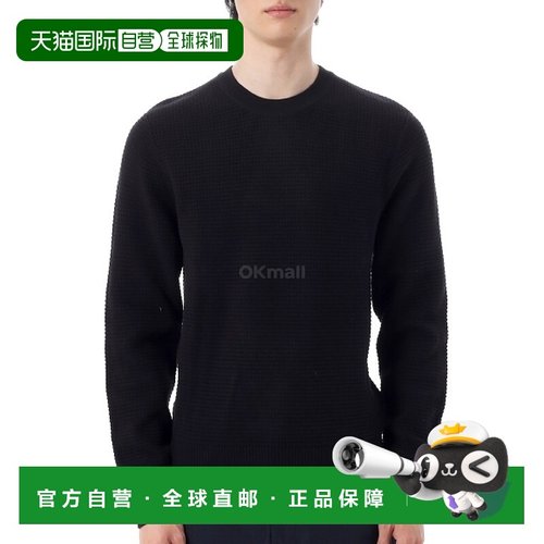 韩国直邮J.LINDEBERG Oliver 结构毛衣（FMKW12666-9999） 圆领针