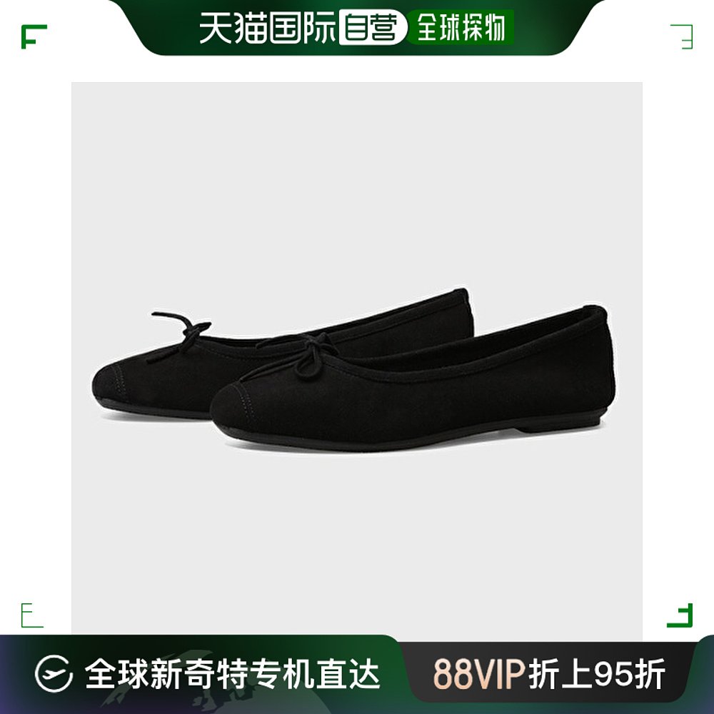 韩国直邮reqins休闲板鞋 Ballerina Shoes Women Suede Leather