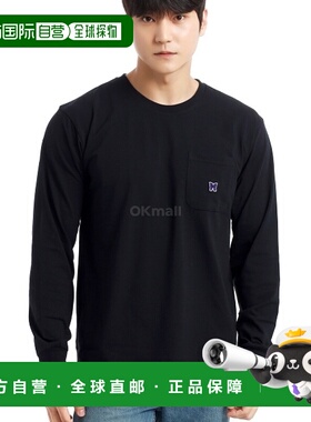 韩国直邮NEEDLES L/S 圆领 T 恤 涤纶针织衫 - 黑色 (PU307)