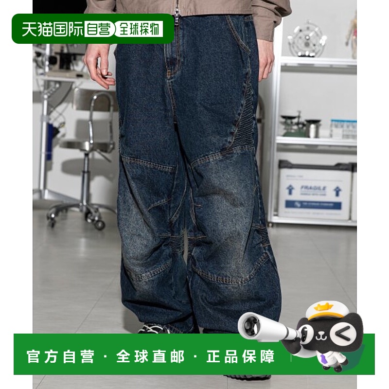 韩国直邮GLACK 公用牛仔裤GP058IN正品时尚流行穿搭显瘦日常百搭