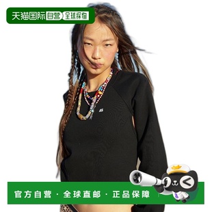 CALIE BACK 女士女士卫衣 CA23CSW015BK STRING 绒衫 韩国直邮ASIF