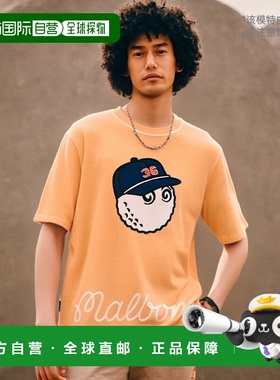 韩国直邮MALBON GOLF休闲时尚高高尔夫运动运动T恤M3223PRS03