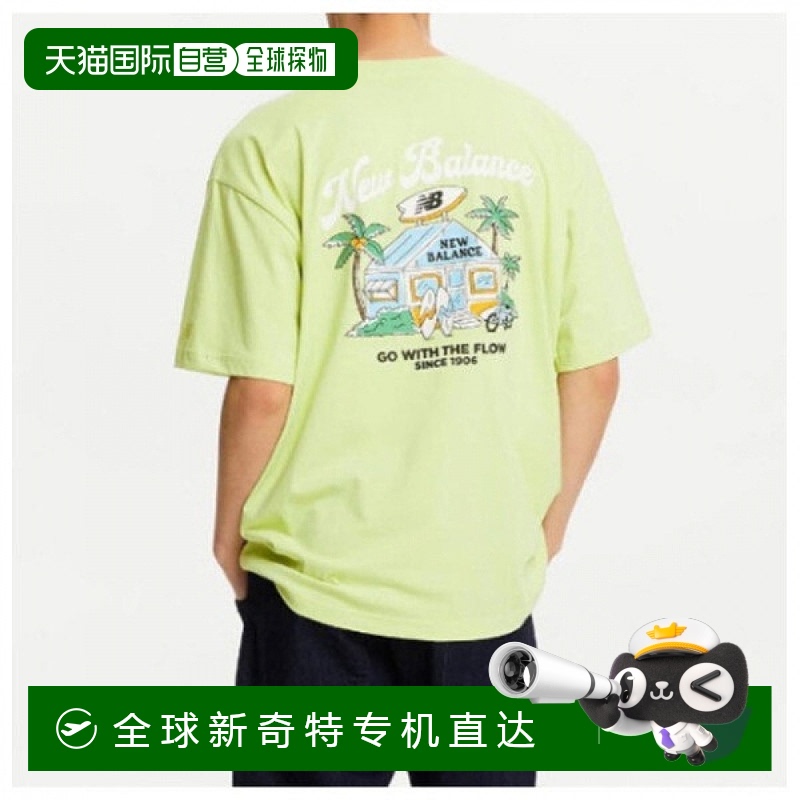 1h可退 韩国直邮newbalance  上装T恤