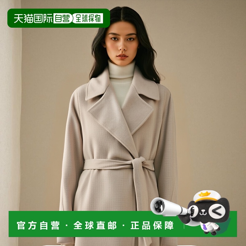 韩国直邮[ITMICHAA] 大领子毛呢大衣 (羊绒羊毛)西TITOBYHL800装