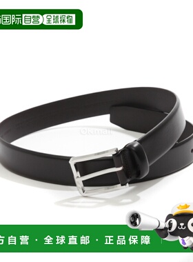 韩国直邮HUGO BOSS 意大利皮革枪灰色皮带扣（50537174 201） 腰