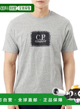 韩国直邮CP COMPANY 30/1 球衣徽标标签 T 恤 (18CMTS029A 005100