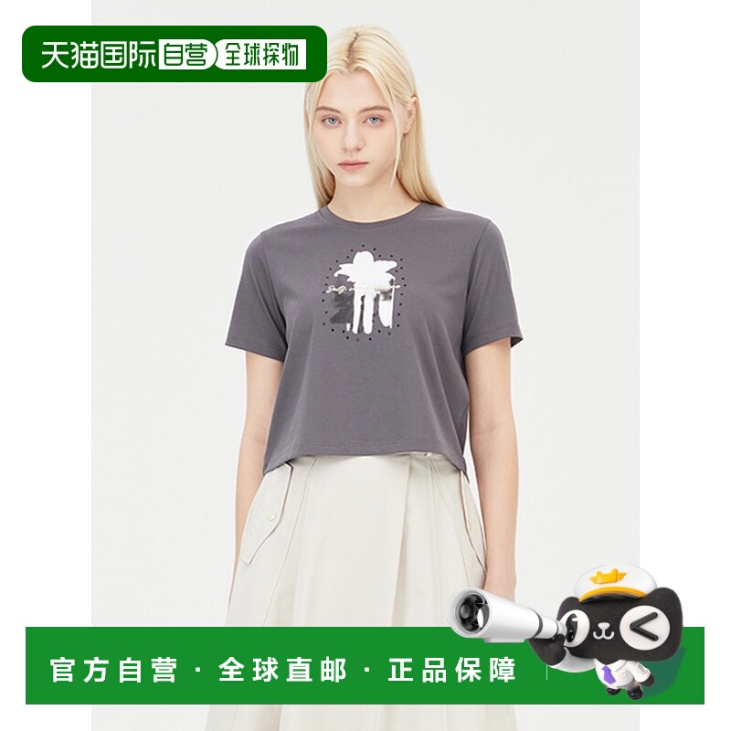 韩国直邮SISLEY 女士女装T恤 SATS09411DG高档舒适 时尚简约百搭