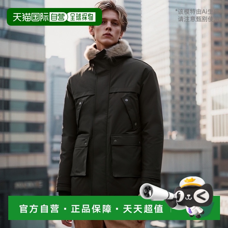 韩国直邮NOBIS 羽绒服YATESYBLACKFW22男士高端流行休闲时尚正品