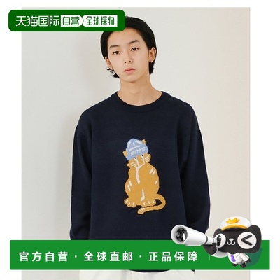 韩国直邮MARKM 公用男针织MJUCH80060_NA MARCO JACQUARD CREWNEC