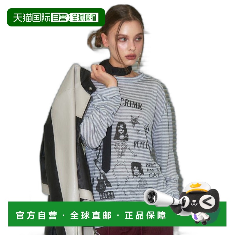 韩国直邮NASTY FANCY CLUB街头辣妹潮牌酷帅休闲时尚新款毛衣F23Q