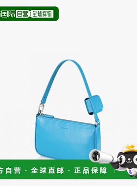 韩国直邮FIND KAPOOR新品耳机装饰女包单肩褶纹蓝色腋下包 101083