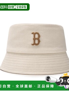 韩国直邮MLB MLB 灯芯绒水桶帽 波士顿红 A5 3AHTB0646 43CRD 50B