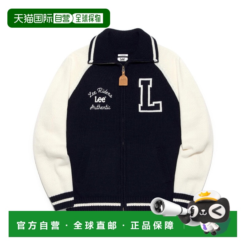 韩国直邮LEE正品美式复古新品男女同款针织衫LE2503CD02NA