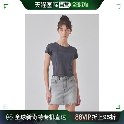 韩国直邮pily place 少女 上装T恤亚麻