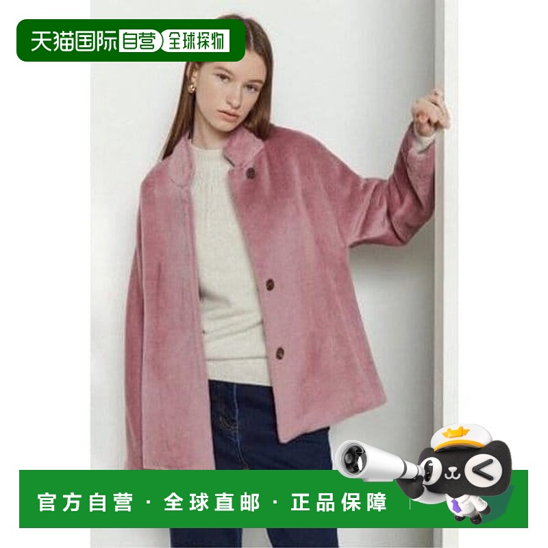 韩国直邮THE IZZAT 女士立领羊毛羊驼短外套 IMCA0CT20SG