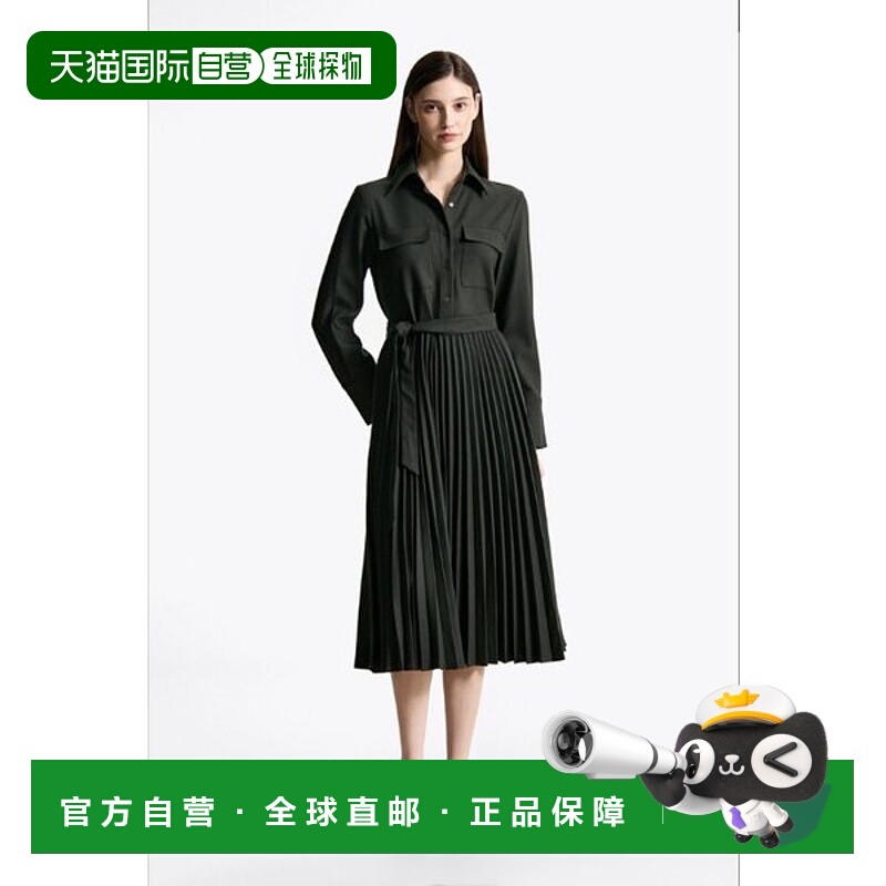 韩国直邮TOMMY HILFIGER T22F7TDR081WT1 法兰绒百褶裙