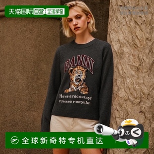 韩国直邮GANNI女士针织衫 圆领时尚 休闲保暖舒适潮流百搭女装 上装
