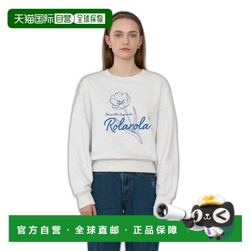 韩国直邮rolarola少女甜美可爱清新法式日常设计师女款卫衣301886