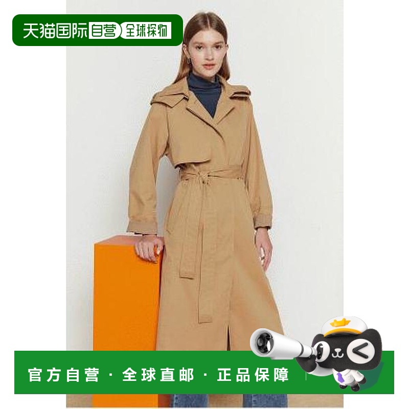 韩国直邮THE IZZAT 女式枪帽细节连帽风衣 IM9A0TC02SG