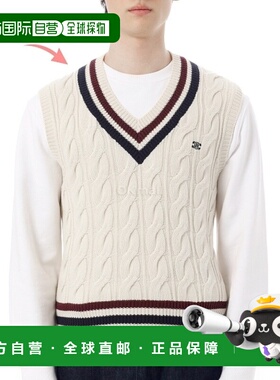 韩国直邮CELINE TRIOMPHE 羊绒 V 领粗针织衫 (RY0BMD062 FZV1)