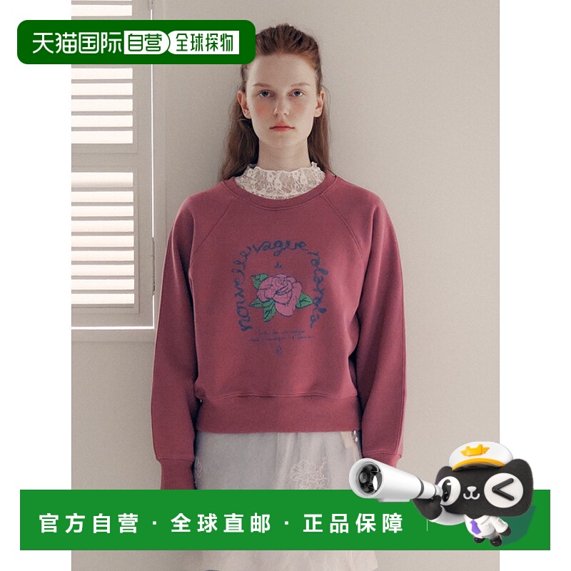 韩国直邮rolarola英少女甜美清新日常24年新款秋冬卫衣306043336