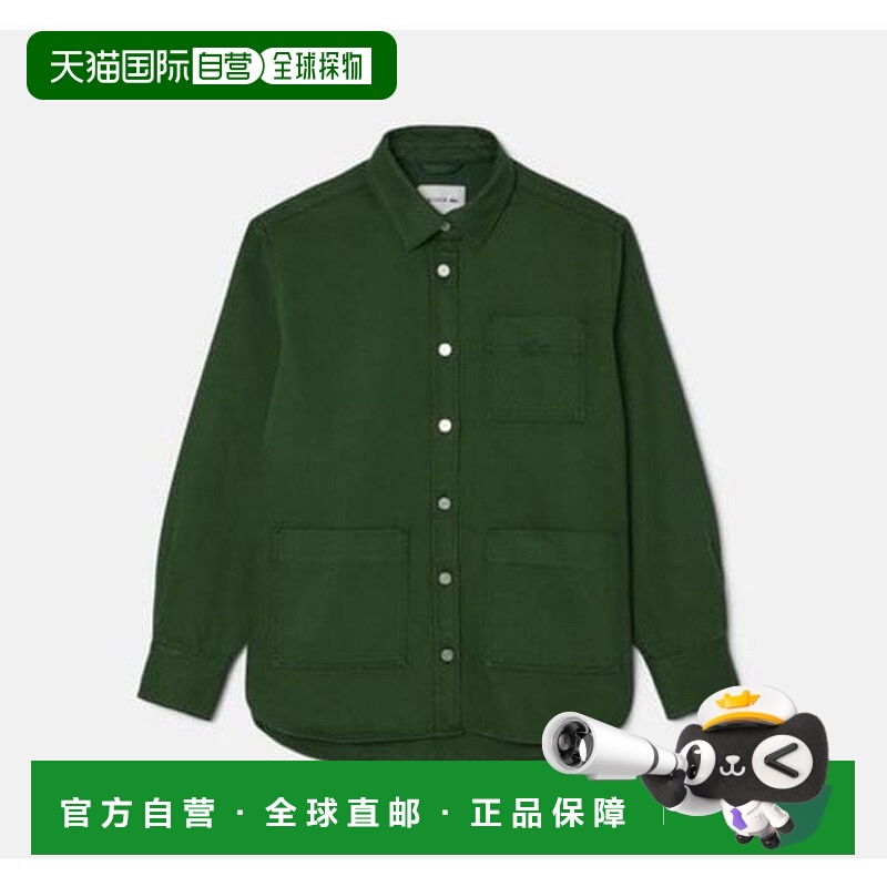 韩国直邮LACOSTE [思享] 女式大彩色牛仔衬衫夹克 BF2446-55G羊毛