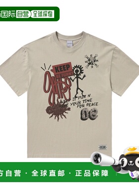 韩国直邮GOTTER GALLERY 男士T恤 GT25SUTP08BE ETHNIC DOODLE T-